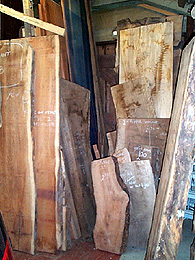 Photograph of some timber on sale